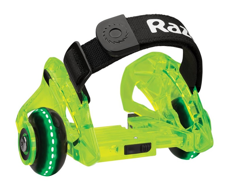 Razor Jetts DLX Heel Wheels - Neon Green - FFP - Image 3