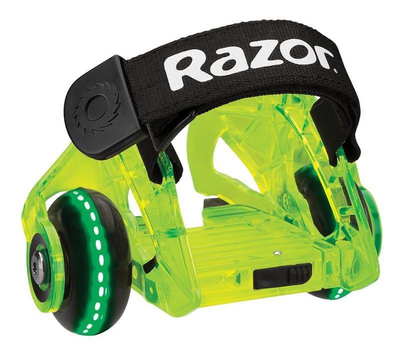 Razor Jetts DLX Heel Wheels - Neon Green - FFP - Image 4