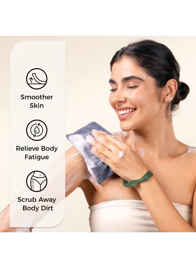zomchi 3 Pack Exfoliating Soap Bag, Body Scrubber Sponge, Soap Savers for Bar Soap, Soap Bar Pouch for Deep Exfoliation - Image 5