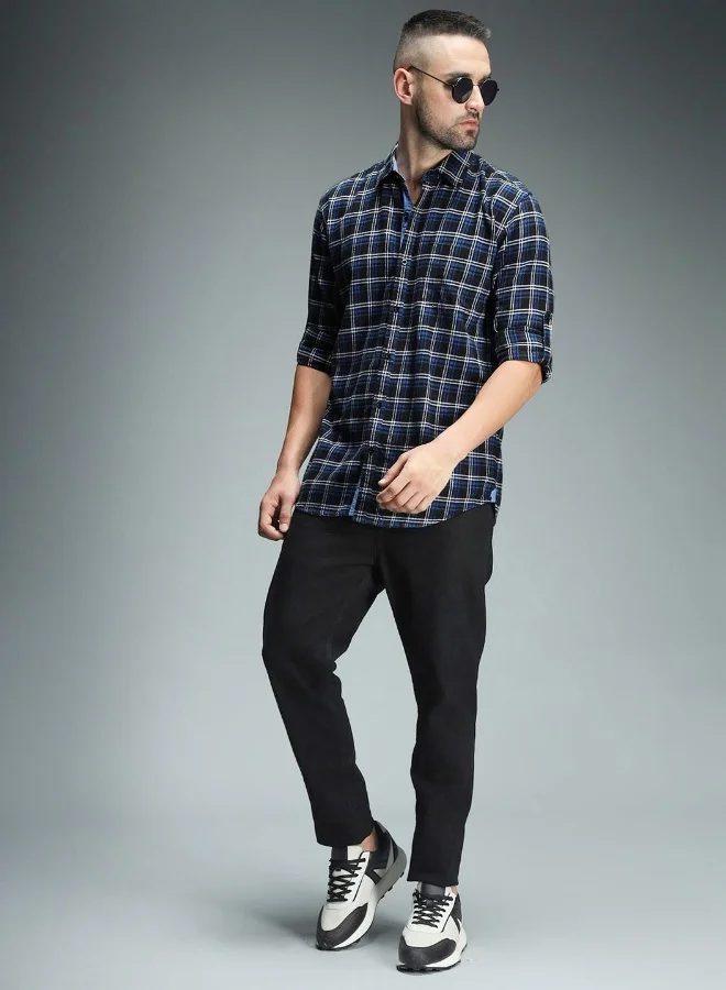 HIGH STAR Men Blue Shirts