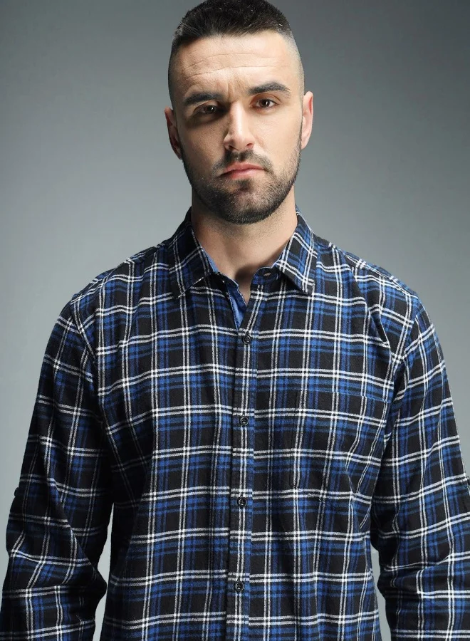 HIGH STAR Men Blue Shirts