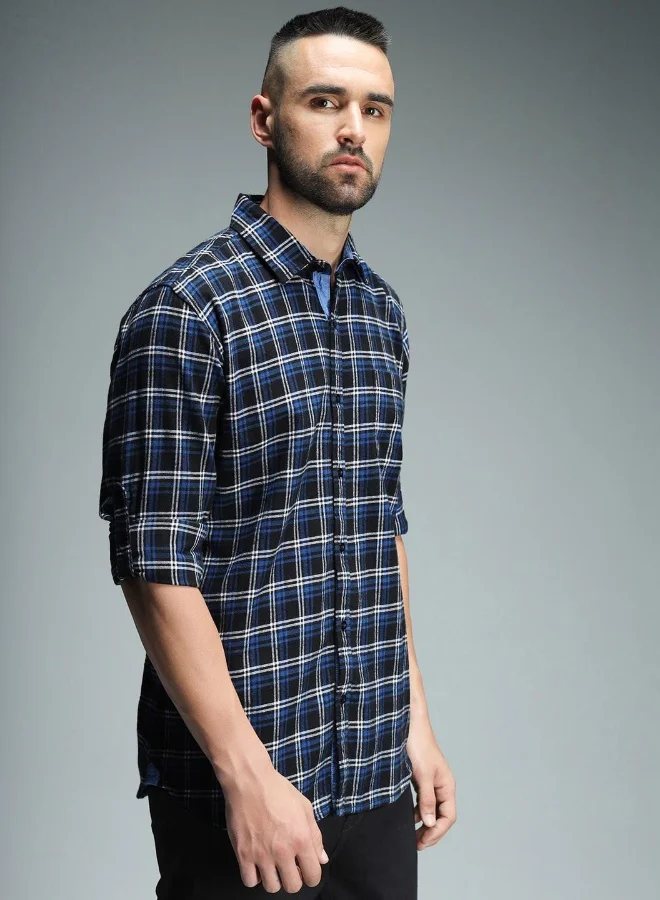 HIGH STAR Men Blue Shirts