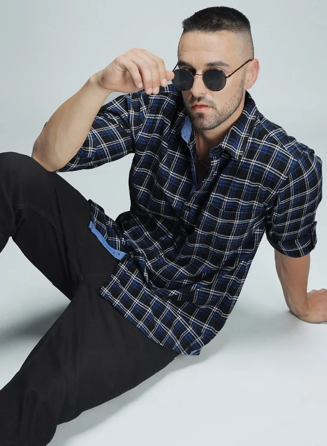 HIGH STAR Men Blue Shirts
