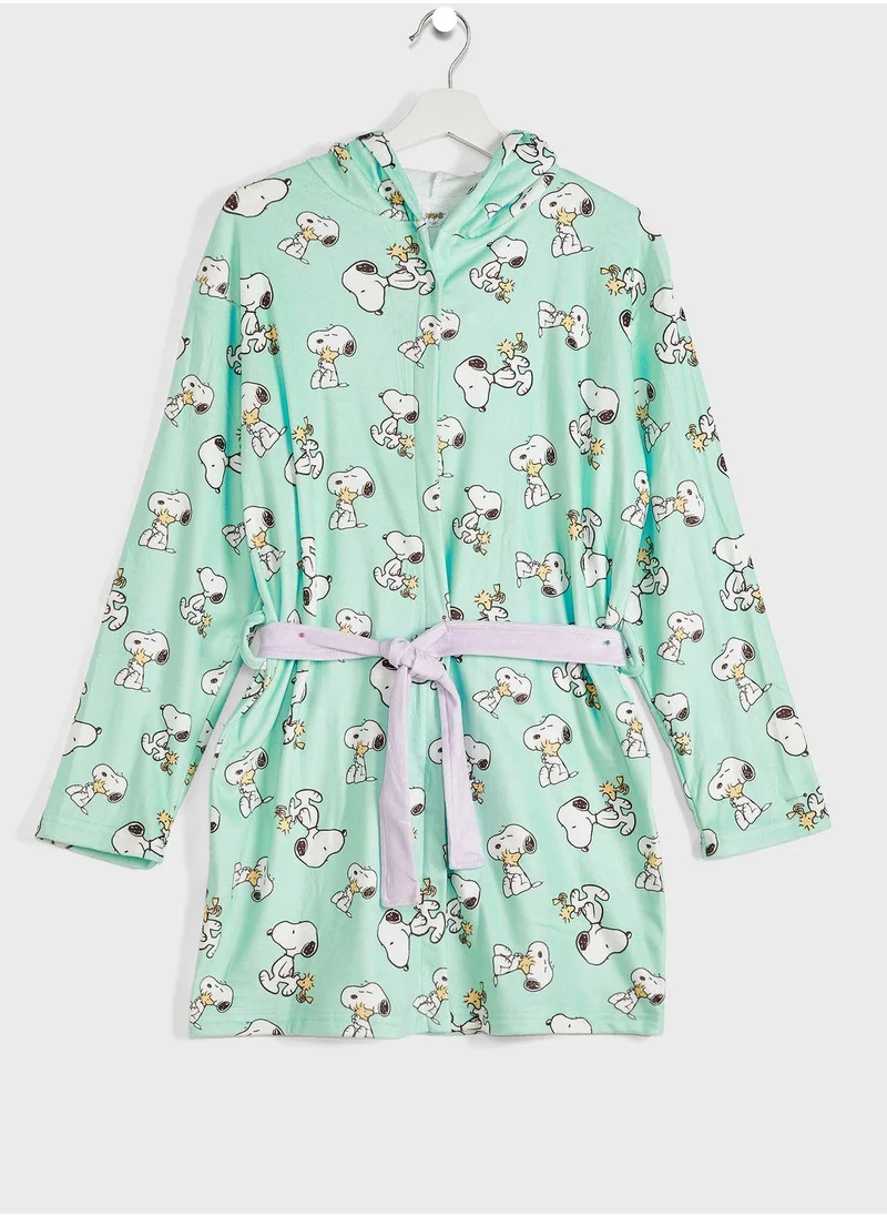 Peanuts Youth Snoopy Robe