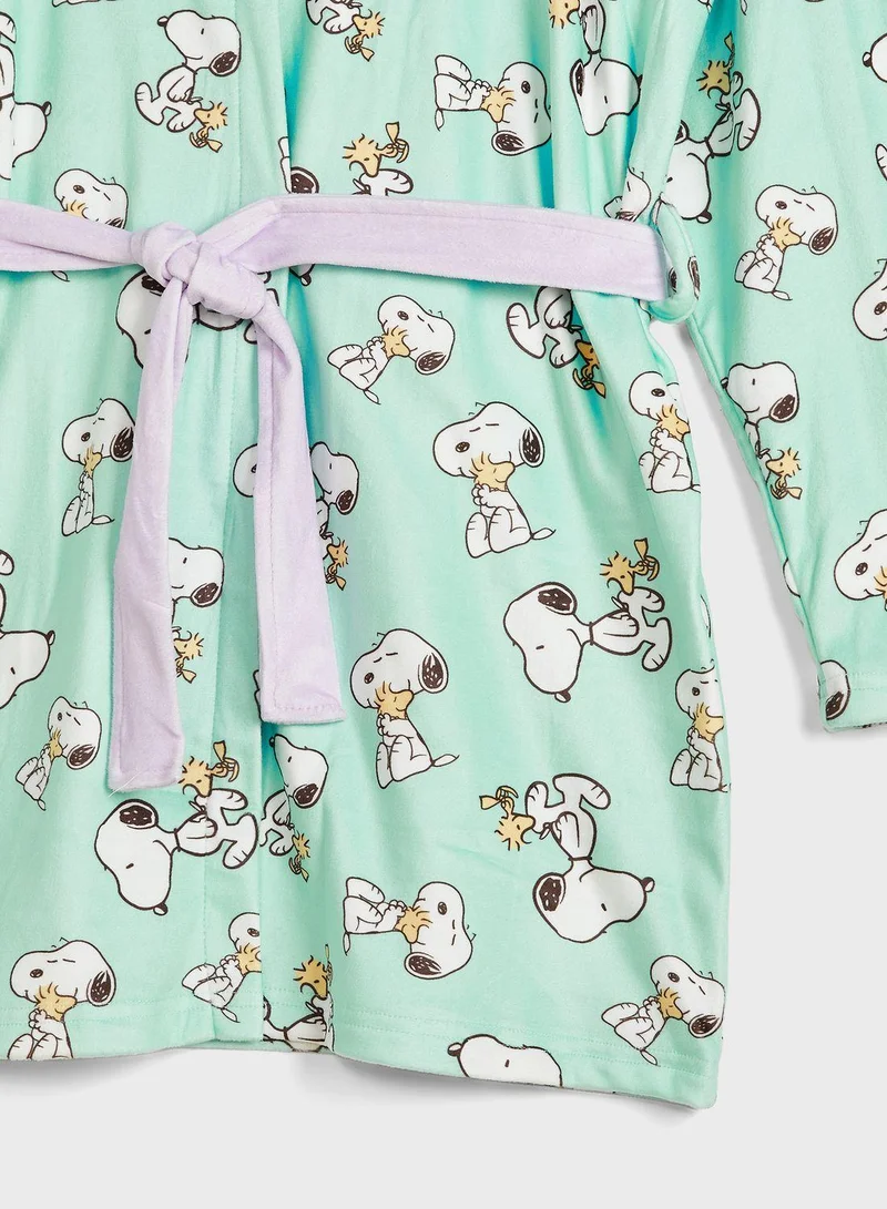 Peanuts Youth Snoopy Robe