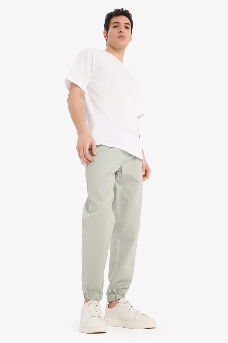 Defacto  Jogger Slim Fit Gabardine Trousers for Men | Best Price UAE