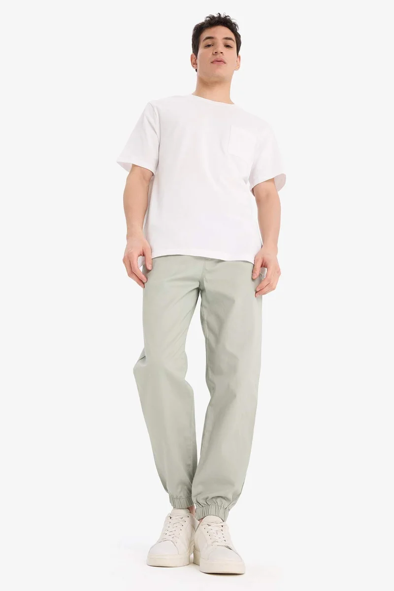 Defacto  Jogger Slim Fit Gabardine Trousers for Men | Best Price UAE
