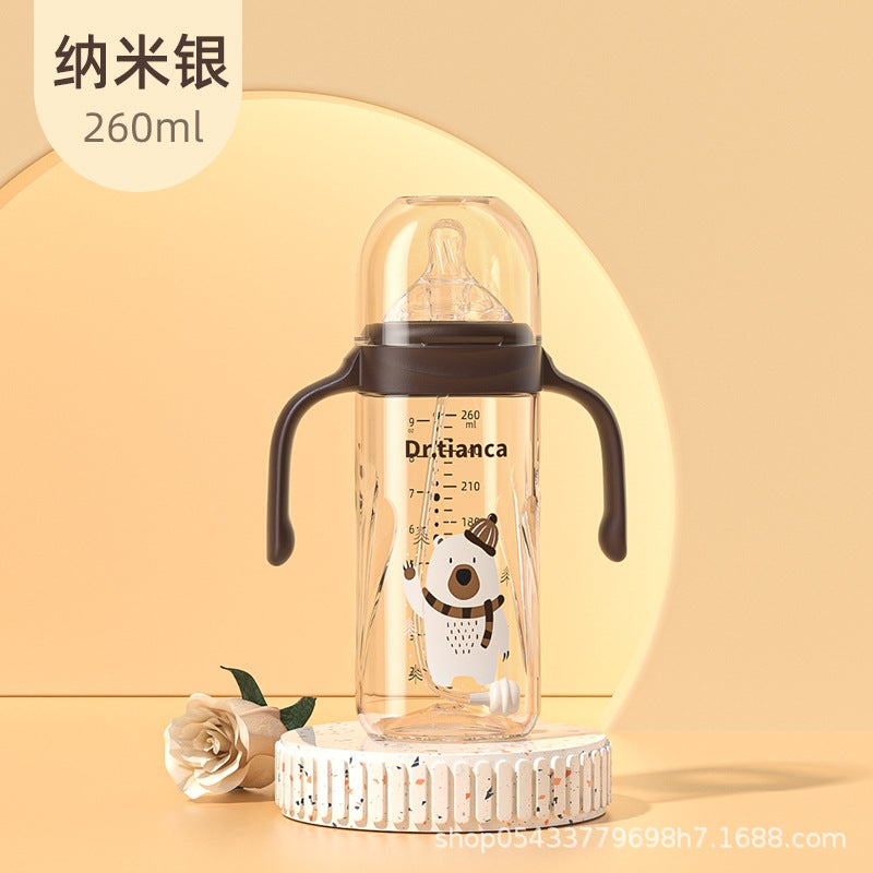 Dr.Tiancai Wide-Caliber Pp Bottle A Bottle Of Three-Use Big Baby Anti-Fall Bottle Mother And Infant Products Bottle - Image 1