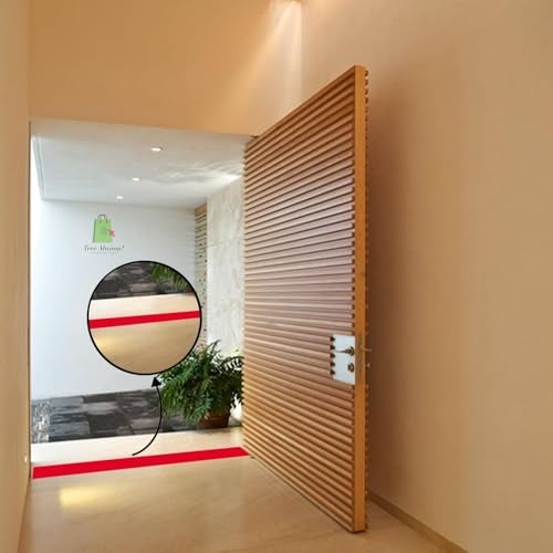 TREEMAISON Vastu Red - Yellow Tape | Size - 4 Inch (96 mm) Approx | Length- 20 Meter (Approx) | Vastu Tape Remedy for Toilet | Vastu Tape for Main Door | Tape Remedy for Negative Entrance | Pack of 2 - Image 3
