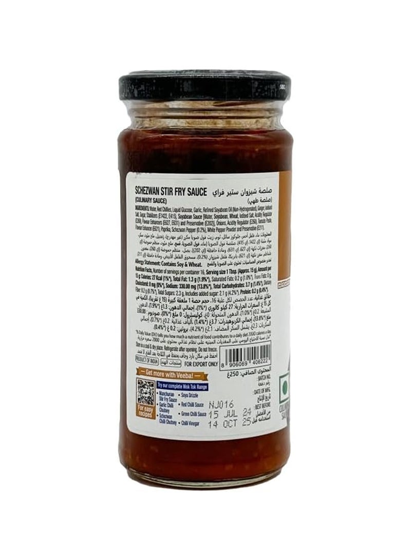 Veeba Schezwan Stir Fry Sauce 250g - Image 2
