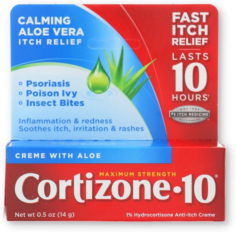 Cortizone 10 Cream .5 Oz, Black