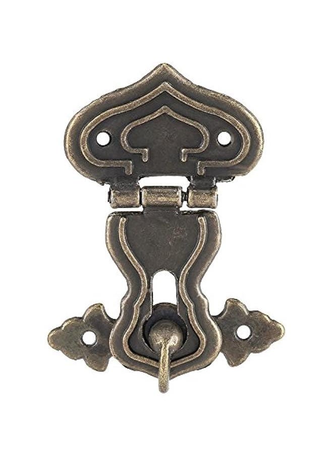 Generic - 10 Pcs Zinc Alloy Retro Bronze Tone Jewelry Box Chests Lock Fastener Toggle Hook Hinge - Image 1