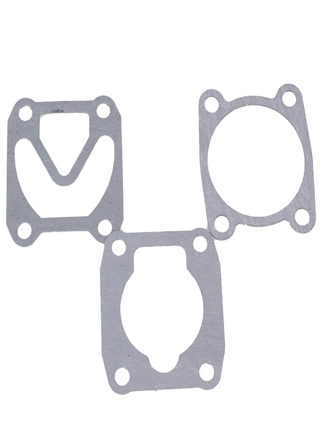CNBTR Air Compressor Cylinder Head Base Valve Plate Sealing Gasket Pad Gray Pack of 3 - Image 1