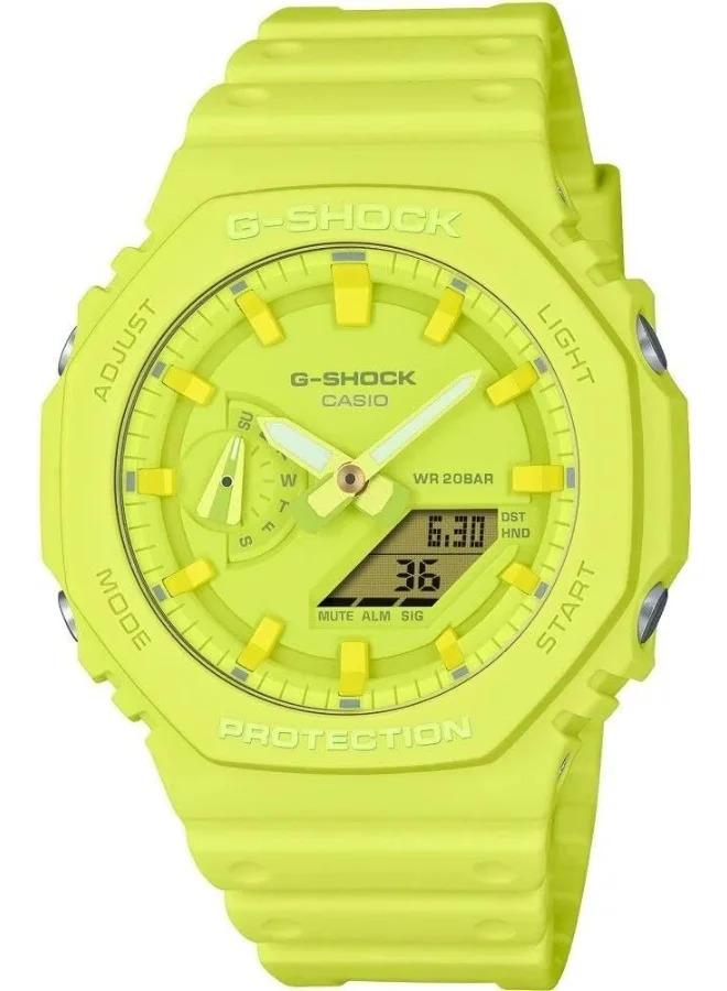 كاسيو Casio G-Shock Watch: Green GA-2100-9A9DR