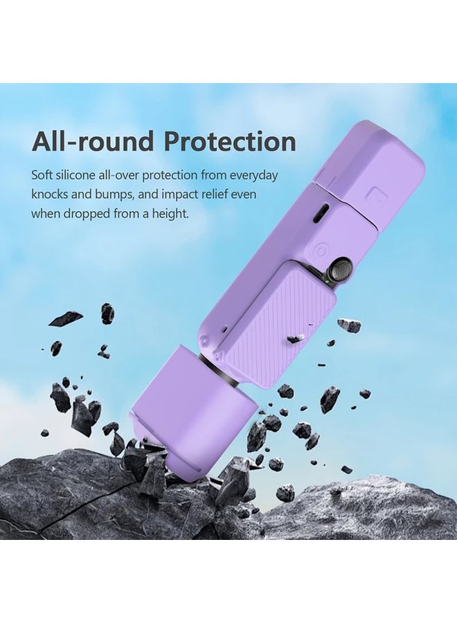 6 قطع من غطاء السيليكون الواقي الأسود للكاميرا DJI Pocket 3 Osmo، غطاء مقاوم للصدمات - Image 4