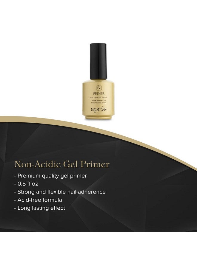 Apres Aprés Gelx Professional Nail Kit Gold Bottle Ph Bonder Acidfree Gel Primer And Extend Gel Soak Off Soft Gel Formula (15 Ml Each) - Image 2