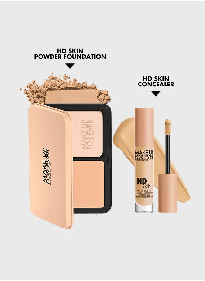 ميك اب فور ايفر HD Skin Powder Foundation x HD Skin Concealer