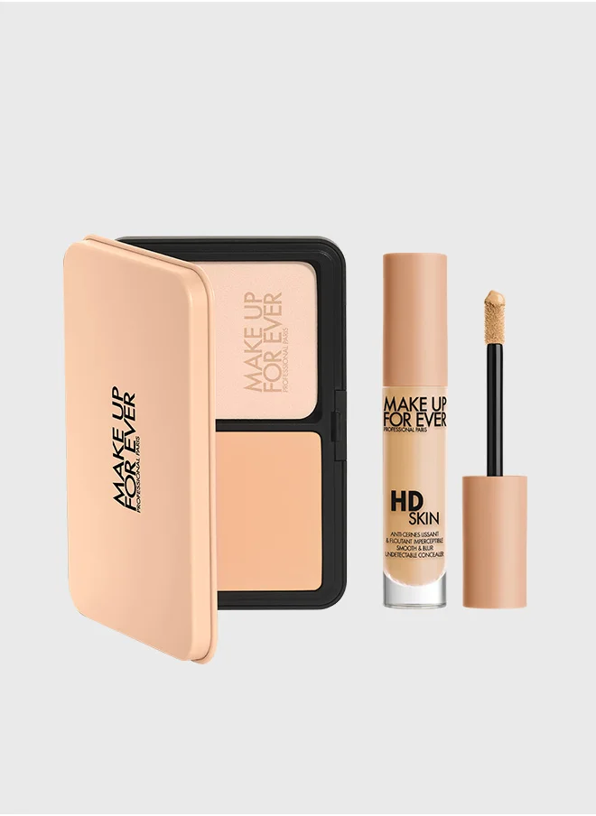 ميك اب فور ايفر HD Skin Powder Foundation x HD Skin Concealer