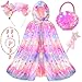 Fedio Mermaid Toys Princess Dress up for GirlsMermaid Light Up Princess Cape SetToddler Dress up Toys Christmas Birthday Halloween Gifts for 38 Years Old - Image 2