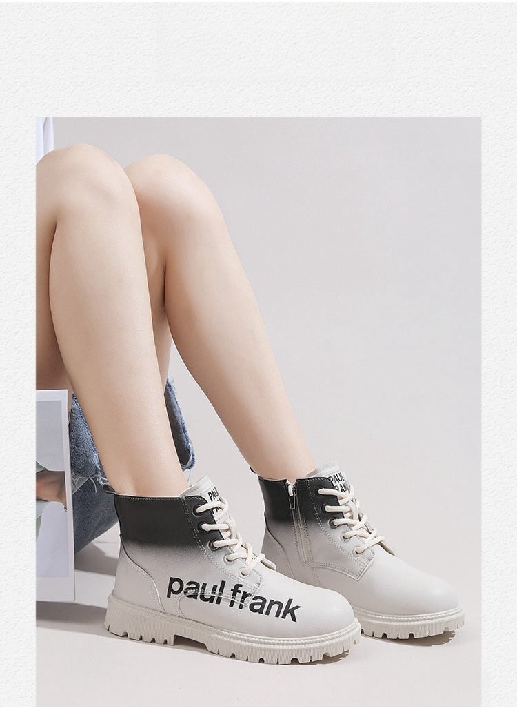 Paul Frank - Women's Mid Length Casual Shoes Martin Boots - Image 1