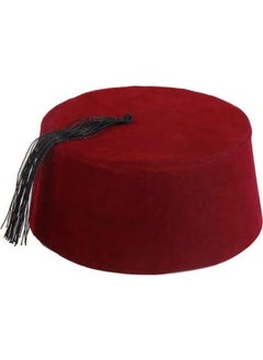Burgundy Color Ottoman Fesi Local Folklore Fesi Hat 5 No 5-6 Years Old Child