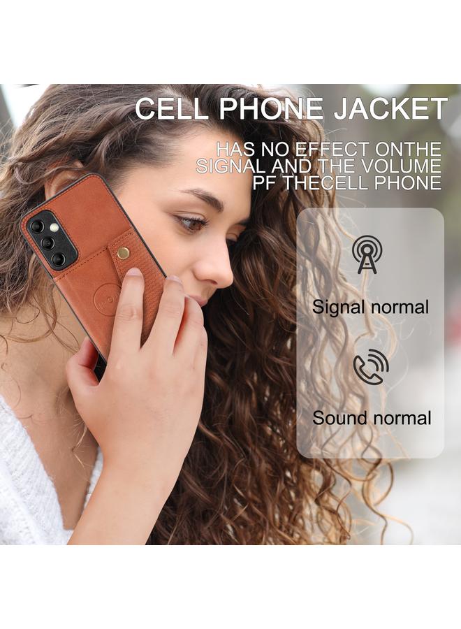 S-TOP Case For Samsung Galaxy A05s 4G Double Buckle Card Slots Magnetic Phone Case - Image 4