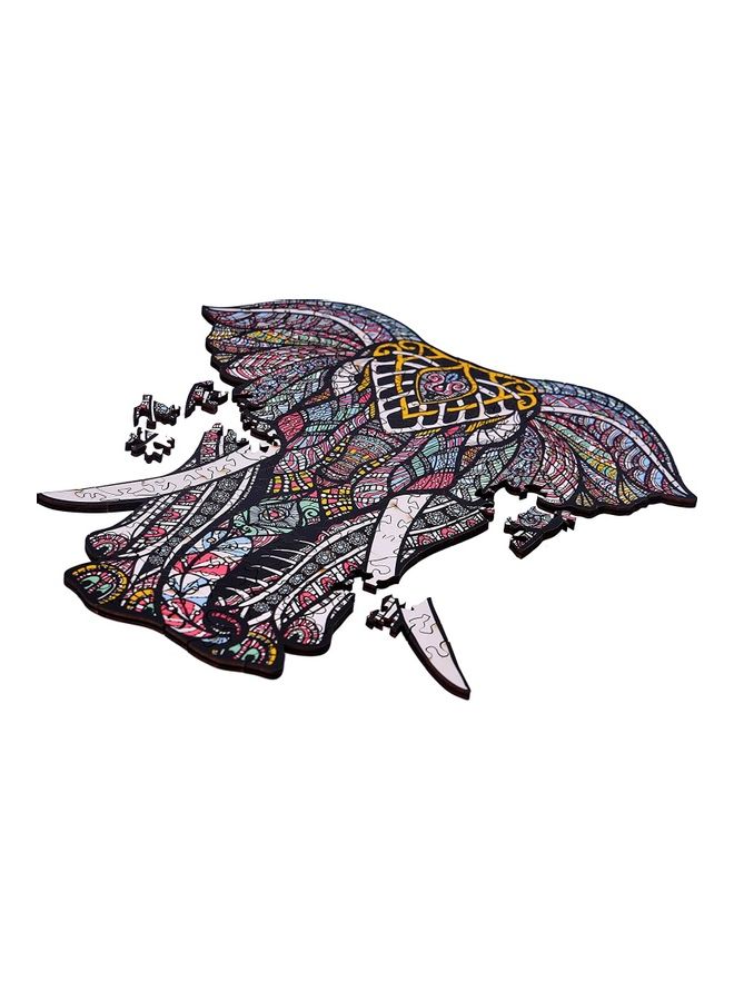 أحجية تركيب صور من الخشب على شكل فيل مكونة من 124 قطعة 29x21x0.5سم - Image 3