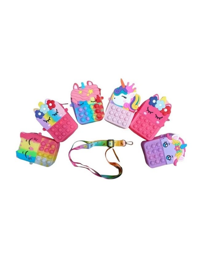 Returngifts حقائب سلاينغ بوبت للبنات - عبوة من 10 قطع كهدية عودة لعيد الميلاد للفئة العمرية حتى 7 سنوات - أفضل الهدايا لكانجاك كانيا بوجان في نافراتري - تصميم عشوائي. - Image 1