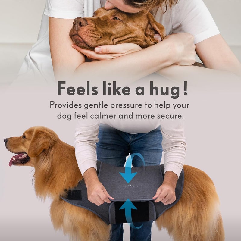 Paw Inspired Dog Anxiety Vest, Calming Weighted Thunder Jacket for Dogs, Soothing Compression Vest for Thunderstorms, Fireworks, Travel, Separation Anxiety (X-Large) - Image 2