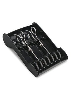 Segbeauty Hair Salon Shear Holder Professal Hair Cutting Scissors Rack For Stylist Salon Barber Shop Scissors Organizer For Hairdressers Scissors Storage Tray Available For 6 Scissors  - Image 5