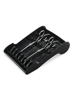 Segbeauty Hair Salon Shear Holder Professal Hair Cutting Scissors Rack For Stylist Salon Barber Shop Scissors Organizer For Hairdressers Scissors Storage Tray Available For 6 Scissors  - Image 4