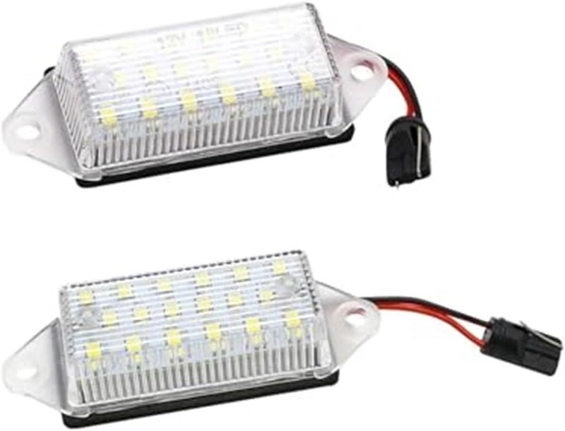 Wivplex 2Pcs White License Plate Light for Mitsubishi Lancer - Image 2