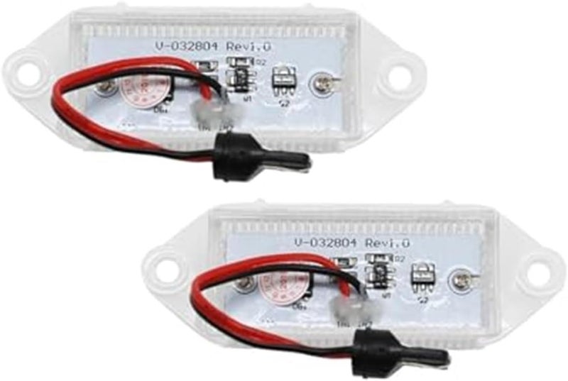Wivplex 2Pcs White License Plate Light for Mitsubishi Lancer - Image 3