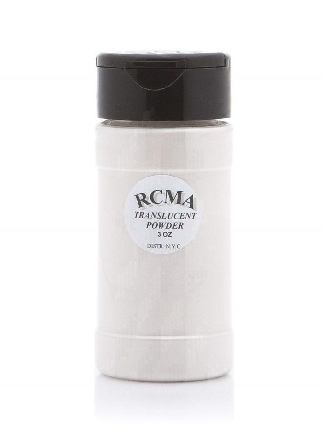 RCMA - Translucent Powder with Flesh Tone Pigment for Flawless Finish - Professional Makeup - Bottle 3 Ounces - Movie, Theater, or Everyday Makeup - Image 1