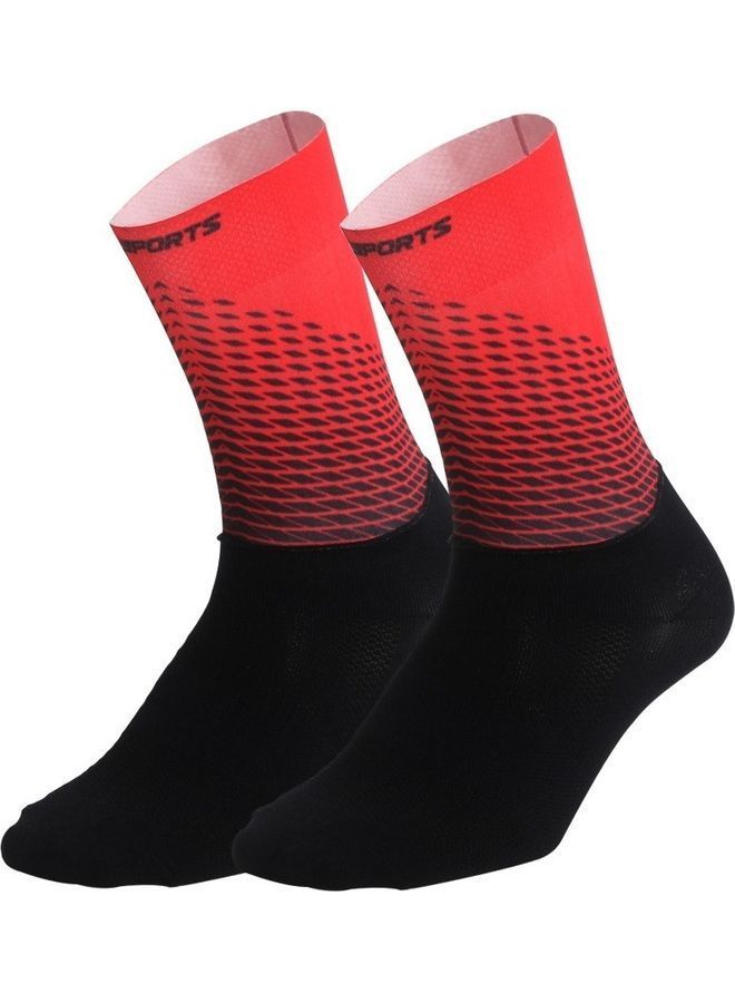 NIBEMINENT Anti-Slip Wearproof Cycling Socks