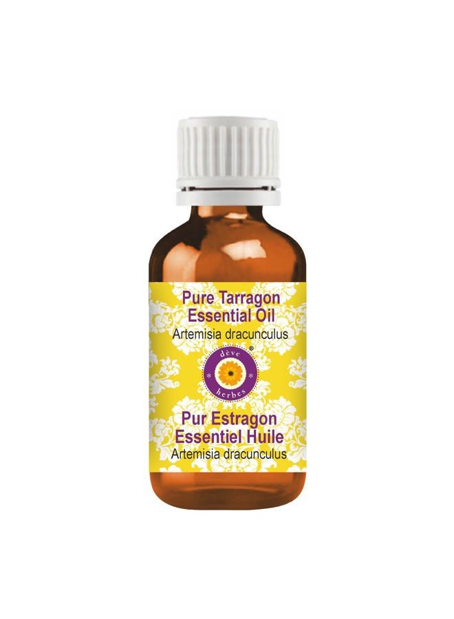 Deve Herbes Pure Tarragon Essential Oil (Artemisia Dracunculus) Steam Distilled 15ml (0.50 oz) - Image 1