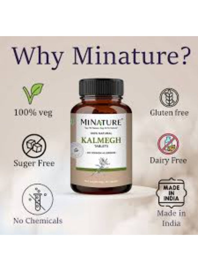 mi nature Kalmegh Tablets (Andrographis paniculata) | 90 Veg Tablets, 45 Day supply - Image 3