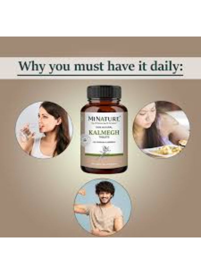 mi nature Kalmegh Tablets (Andrographis paniculata) | 90 Veg Tablets, 45 Day supply - Image 2