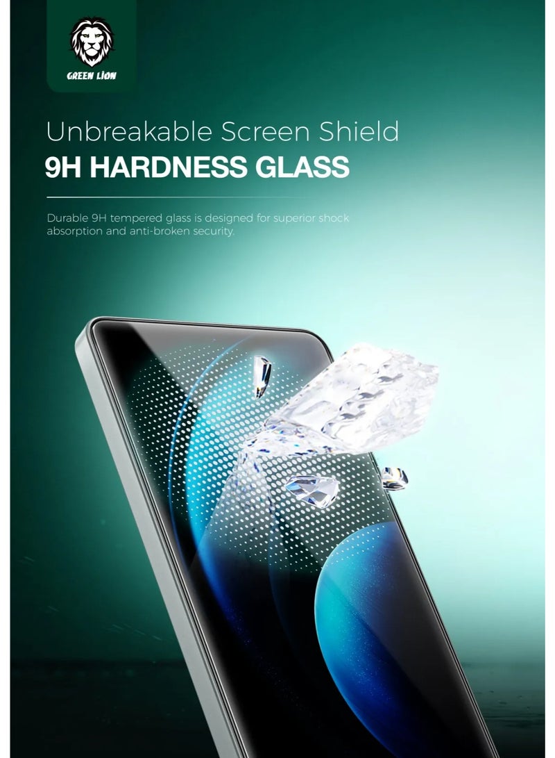 جرين ليون واقي شاشة خصوصية جالكسي S26 الترا، وضوح عالي دقيق، مقاوم للتجسس، مقاوم للخدش، تغطية كاملة، تصميم مقاوم للصدمات - Image 2