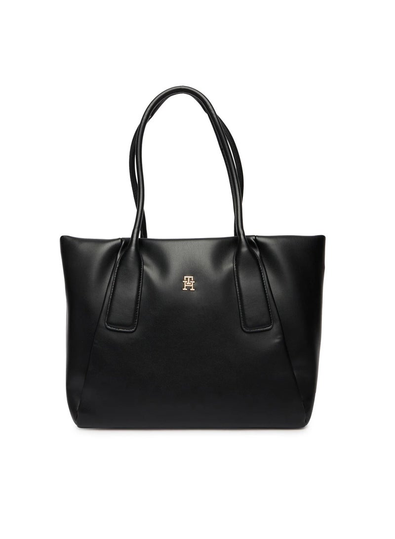 TOMMY HILFIGER Essential Metallic Logo Tote Bag - Image 1