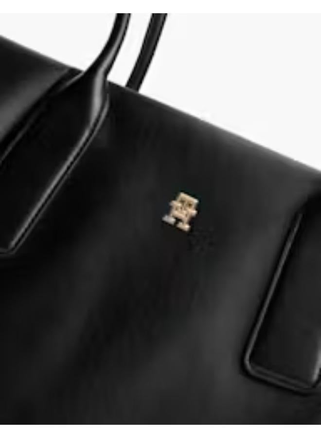 TOMMY HILFIGER Essential Metallic Logo Tote Bag - Image 4