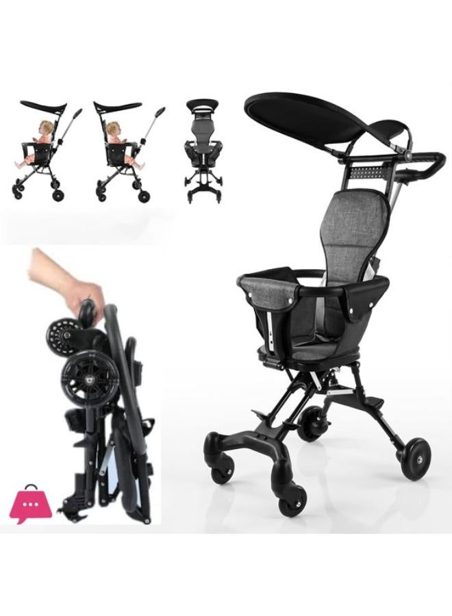 Baby Stroller Lightweight Foldable for Travel – Cabin-Friendly Trolley Pram for Kids, Perfect for Airplane Travel, Foldable Baby Stroller for Easy Storage, Ideal for Babies and Toddlers Up to 5 Years - Image 1