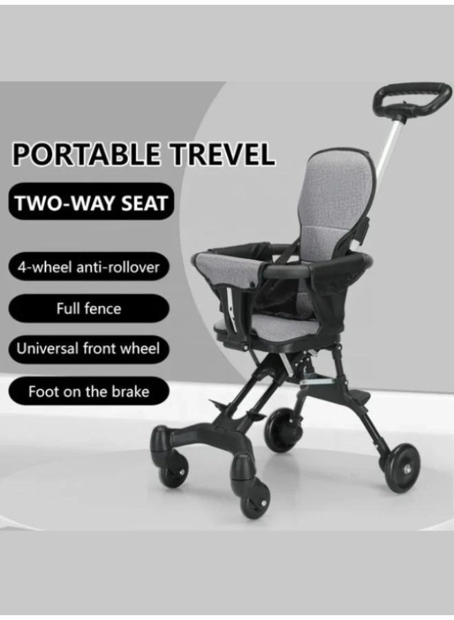 Baby Stroller Lightweight Foldable for Travel – Cabin-Friendly Trolley Pram for Kids, Perfect for Airplane Travel, Foldable Baby Stroller for Easy Storage, Ideal for Babies and Toddlers Up to 5 Years - Image 3