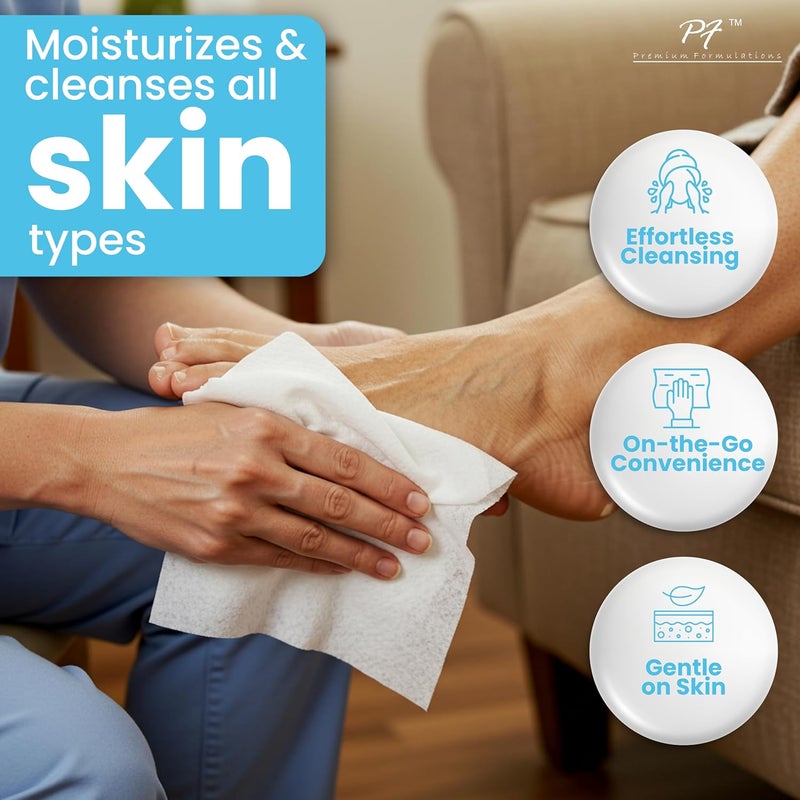 Premium Formulations مناديل استحمام للبالغين عالية الجر traction XL سميكة وكبيرة وقوية / مناديل للبالغين شراء بالجملة القيمة (12 عبوة × 56 منديل = 672 منديل / صندوق) - Image 4