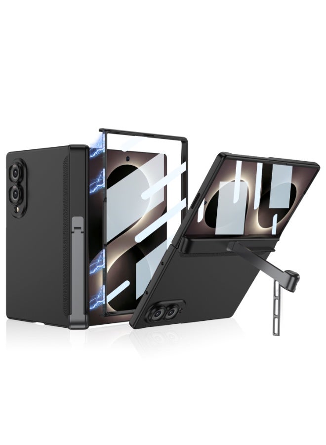 GKK Slim Case Compatible with Samsung Galaxy Z Fold 8 Cellphone ,Hard PC, 3 IN 1 [Screen Protector & Folding Kickstand and Magnetic Hinge] Wireless Charging, Shockproof, Anti Scratch, Slim Phone Protective Cover - Image 1