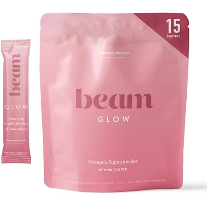 Beam Glow Hormone Balance Supplement for Women – Cortisol Supplement for Women, PMS Relief Supplement, Perimenopause Support, Womens Vitamins, Thyroid Support with Ashwagandha & Selenium - Image 1
