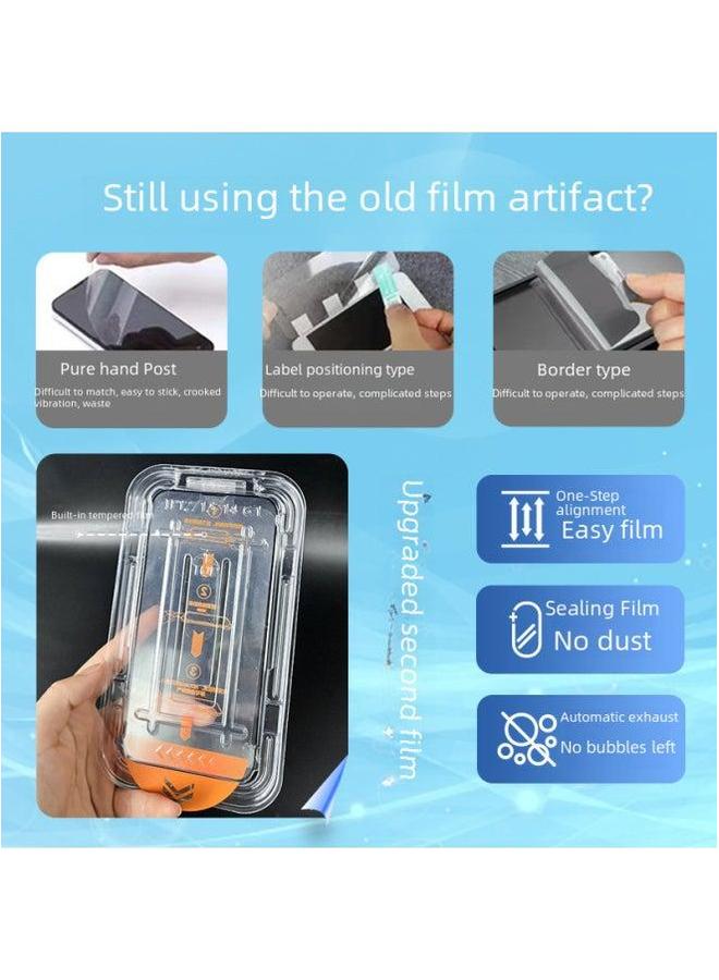 Tempered Glass Screen Protector For IPhone 15 Anti-spy 13 Privacy 14promax Explosion-proof Mobile Phone Film-Color:Safety And Anti-peep 【independently Packaged 2 Pieces★30 ° Anti-peeping★Antistatic】 - Image 4