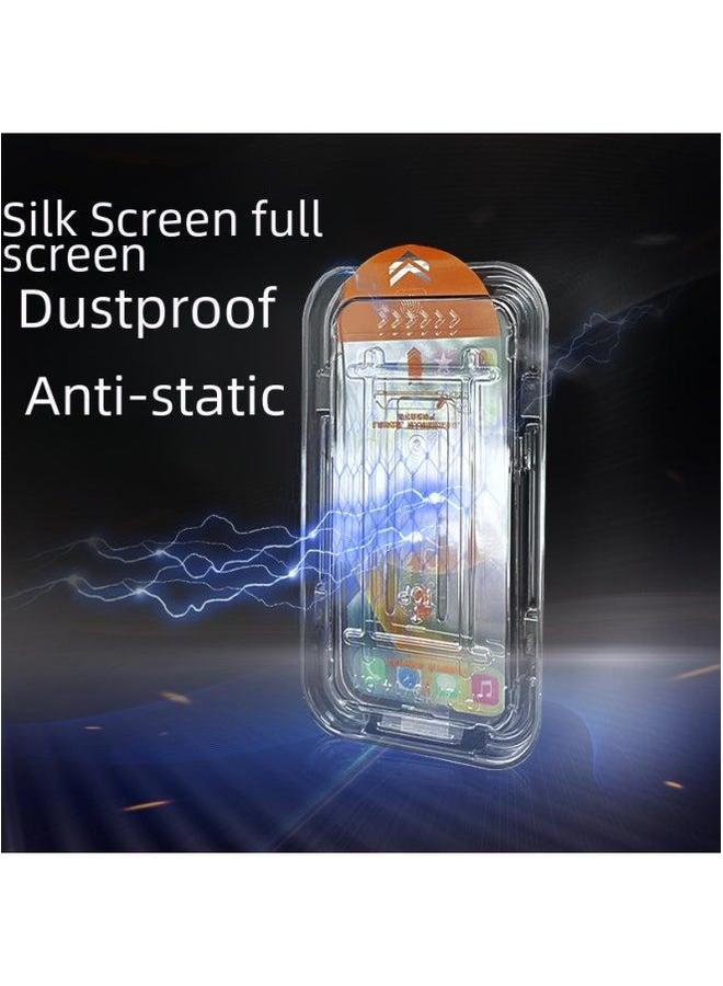 Tempered Glass Screen Protector For IPhone 15 Anti-spy 13 Privacy 14promax Explosion-proof Mobile Phone Film-Color:Safety And Anti-peep 【independently Packaged 2 Pieces★30 ° Anti-peeping★Antistatic】 - Image 3