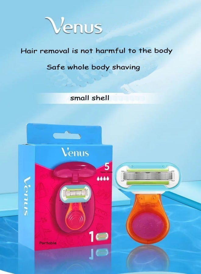 Venus Women's Body Hair Removal Razor, Avocado Blade Head, Gentle and Skin-Safe  - Image 1