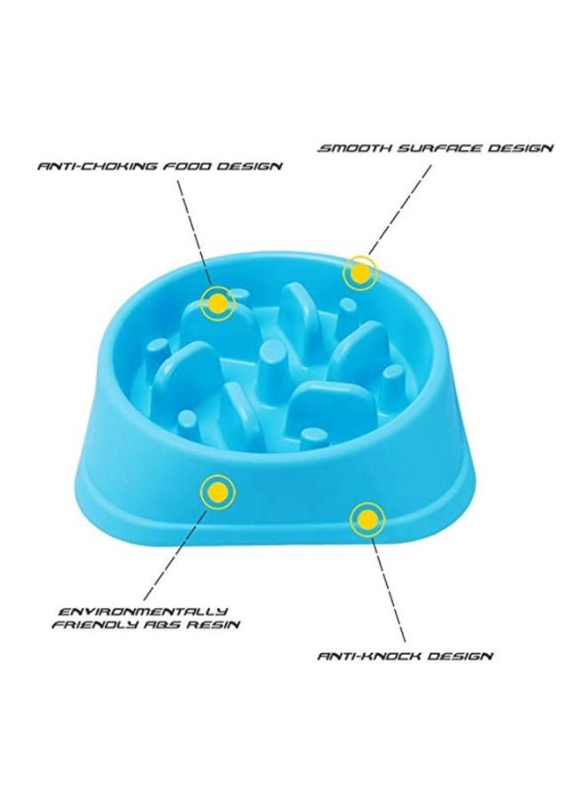 NIBEMINENT Slow Feeder Bloat Pet Bowl Blue 20centimeter - Image 2